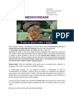 Mediocridade - Devocional Quarentena