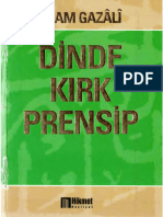 Dinde Kirk Prensip Imam Gazali