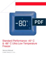 321189H01 - Rev D - Thermo Scientific Standard Performance - 40 C and - 86 C Ultra Low Temperature Freezer - Service Manual