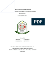 Perencanaan Evaluasi Program