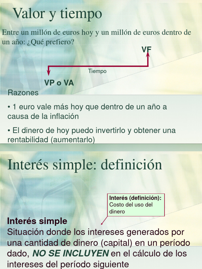 INTERESES | PDF | Interés | Finanzas y administración del dinero