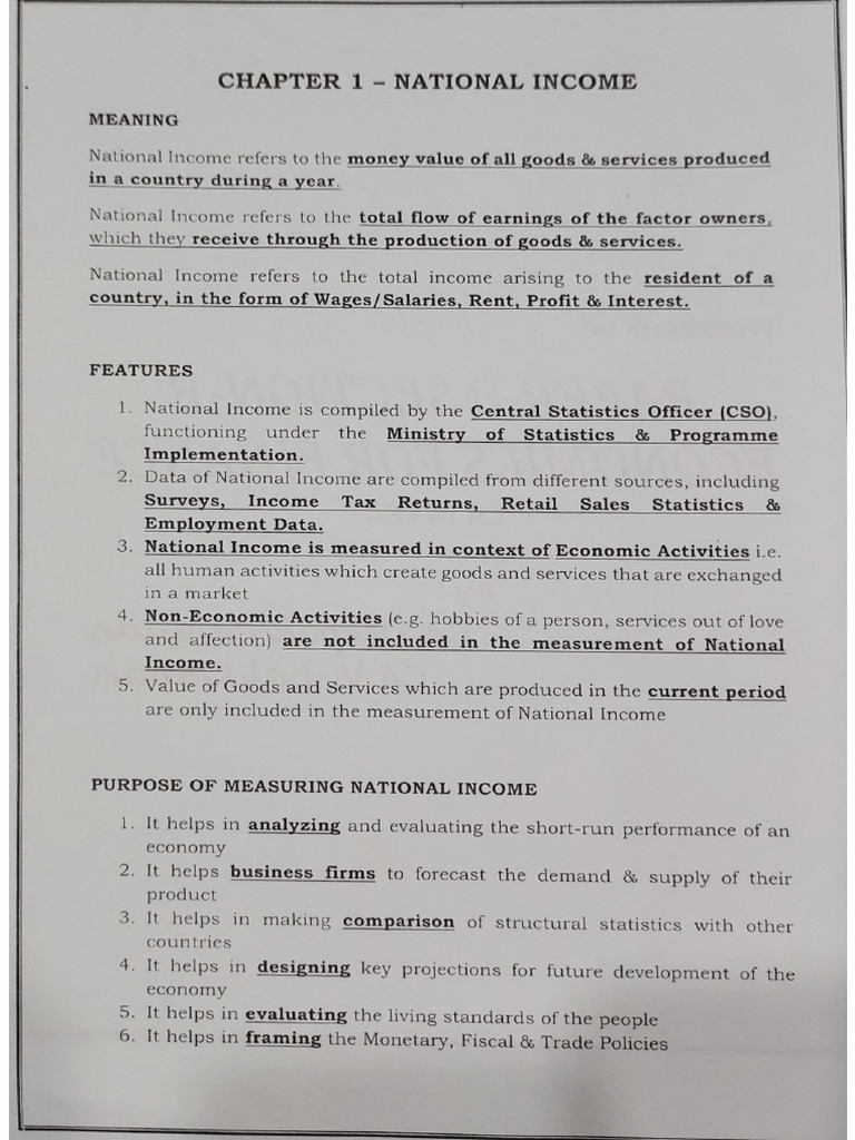 Eco Notes CA-1 | PDF