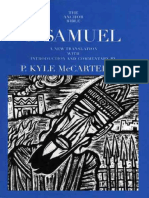 II Samuel, Volume 9 A New Translation With Introduction, Notes and Commentary (McCarter JR., P. Kyle)