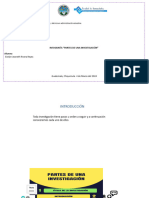 Infografía, Partes de La Investigación