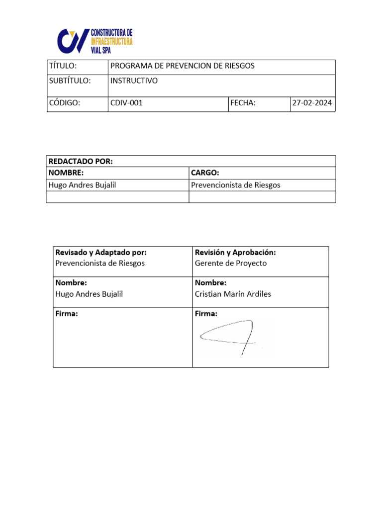 PROGRAMA PPRR | PDF | Valores | La seguridad