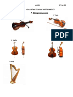 Classification of Instruments