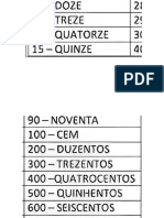 Numeros Por Extenso em Dezenas