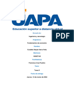 Tarea 6. Fundamentos de Economia