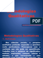 Metodologias Qualitativas