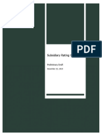 Subsidiary Rating Guideline - FV
