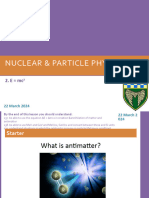 Nuclear & Particle Physics: 22 March 2024