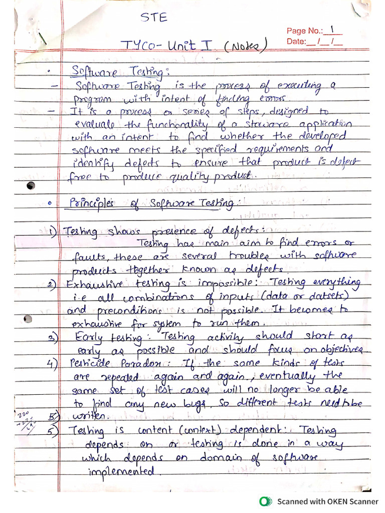Ste Unit 1 Notes | PDF