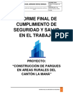 Informe Final de Cumplimiento de Seguridad Ing Defaz