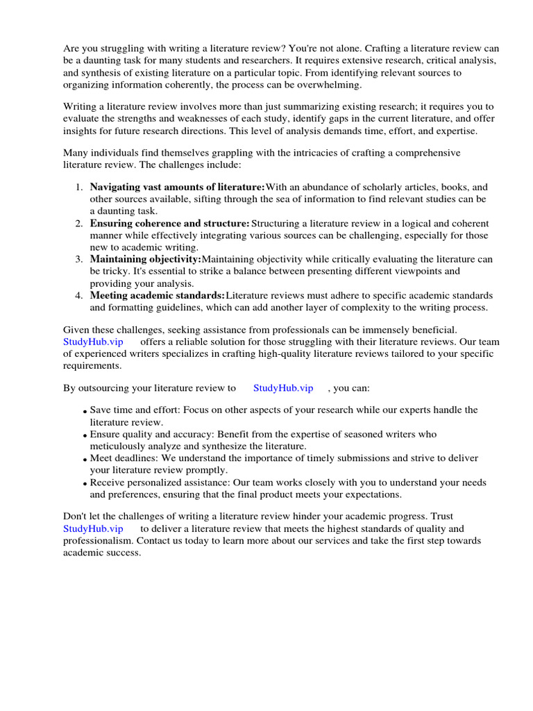 scientific literature review abstract