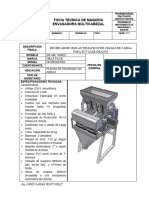 FICHA TECNICA DE Dosificadora