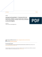 Demographic Changes in Developed and Developing Countries