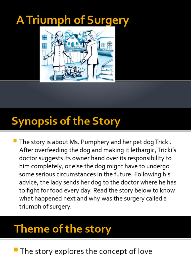 Summary Of The Story The Triumph Of Surgery