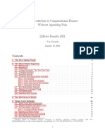 An Introduction To Computational Finance