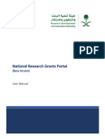 Grant Portal Manual