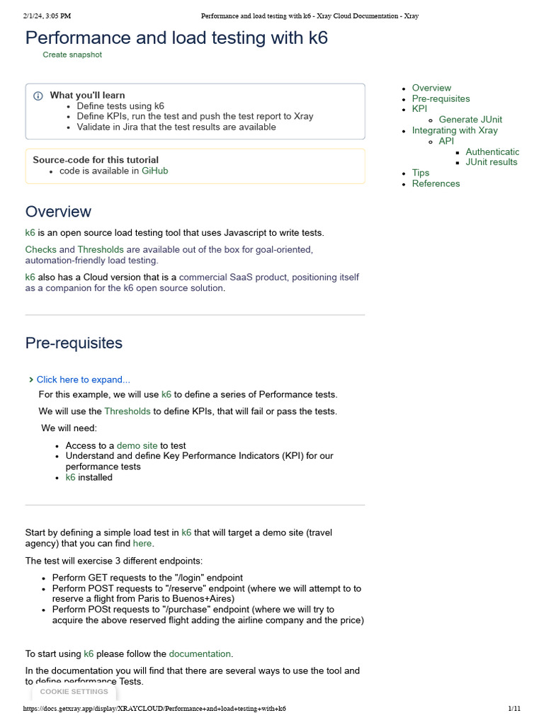 Performance and Load Testing With k6 - Xray Cloud Documentation - Xray ...
