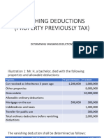 Vanishing Deductions (Property Previously Tax)