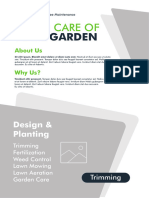 Lawn and Garden Care - Bi-Fold Brochure - IsO2