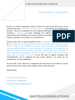 Carta de Recomendacion Laboral José Alfredo Sanchez Siqueiros