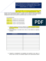 Acta de Escritunio de Votos y Designacion de Miembros