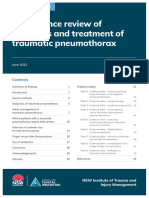 ACI Evidence Review Diagnosis Treatment Traumatic Pneumothorax