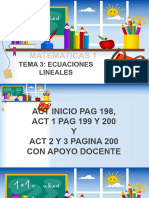 Ecuaciones Lineales 1ro