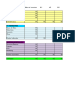 Flujo Caja para Proyecto de TItulo 2019