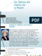 Modelo Teórico de Enfermería de Nancy Roper