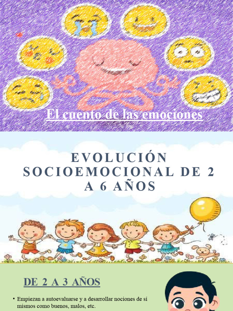 Evolución emocional en niños de 2 a 6 años | PDF | Las emociones ...