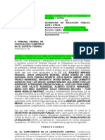 DEMANDA Maestros CEND vs Evaluación 18 noviembre 2011