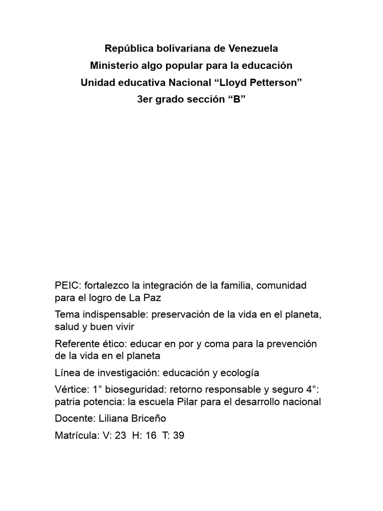 Pa La Tierra Es Nuestra Casa Pdf