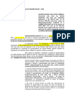 Requerimento Ao INSS - Aposentadoria Por Idade Híbrida