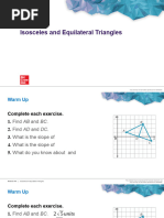 Isosceles and Equilateral Triangles