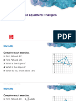 Isosceles and Equilateral Triangles