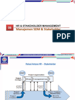 Manajemen SDM & Stakeholder