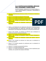 Requisitos para La Contratacion Abastecimiento