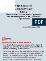 Company Law Unit 3 - Part 1