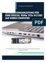 INSTALLATIONSANLEITUNG FÜR EINE CRUCIAL® NVMe PCIe M.2 SSD