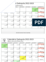 Calndario 2022-2023