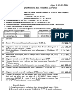 Série D'exercice Département Des Comptes Courants Exe N 02