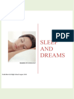 Sleep and Dreams Booklet 1