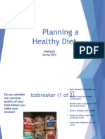 2 Planning A Healthy Diet