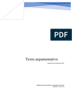 Texto Argumentativo