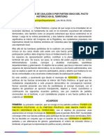 Modelo Acuerdo de Coalición