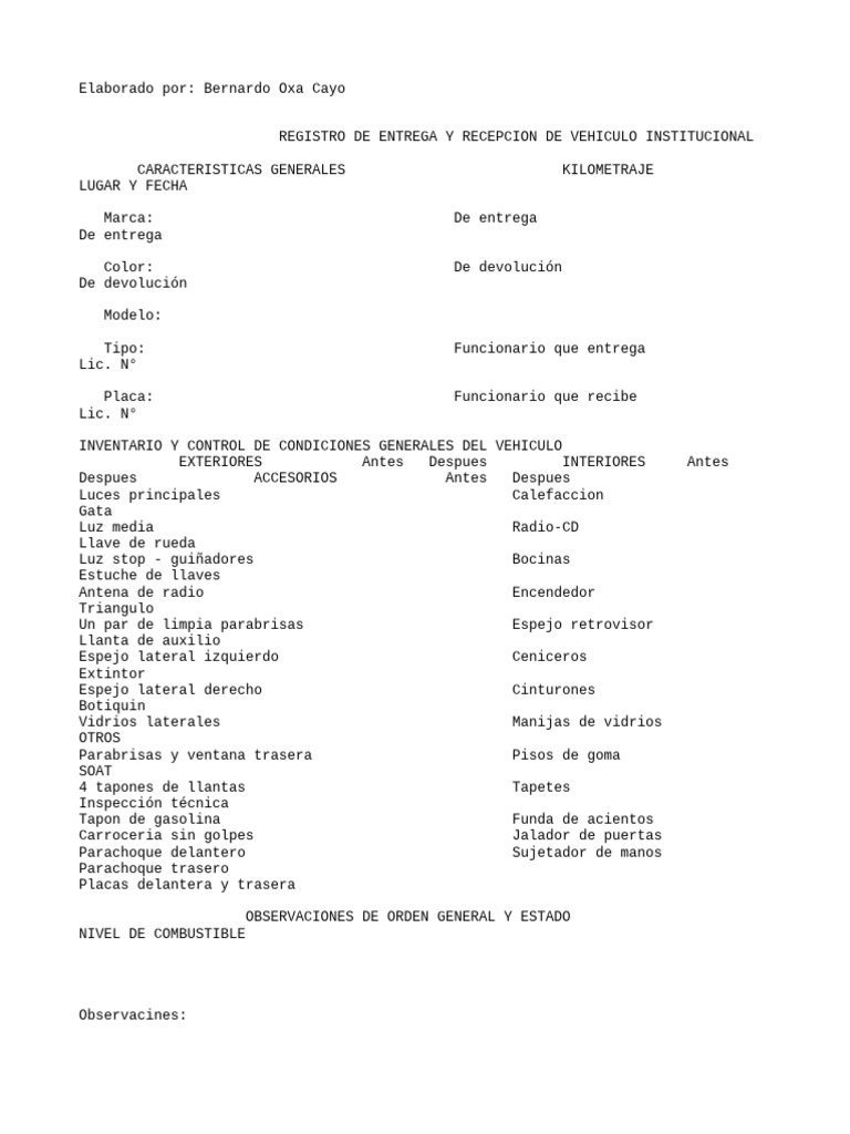 planilla-recepcion-y-entrega-de-vehiculo-pdf-coche-veh-culo-de-motor