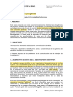 Tema 1 Escritura Científica y Géneros